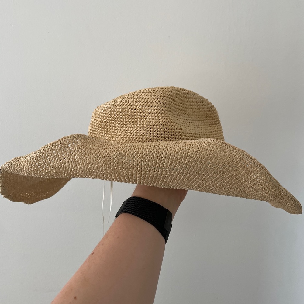 Hatattack Raffia Adjustable Brim Sun Hat - image 4